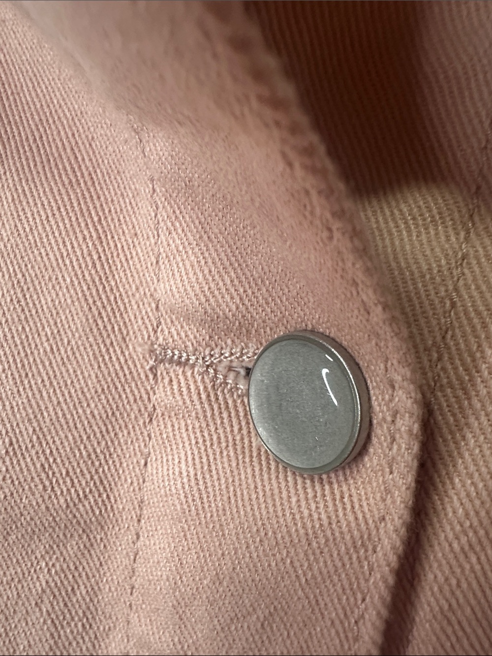 NWT 7 For All Mankind Cropped Utility canvas 
Jacket Rusty Blush Burgundy XS & S - Picture 4 of 14